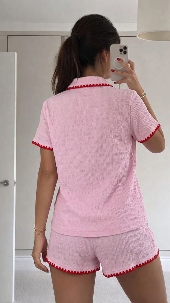 Maria - Baby Roze Set Pidžama