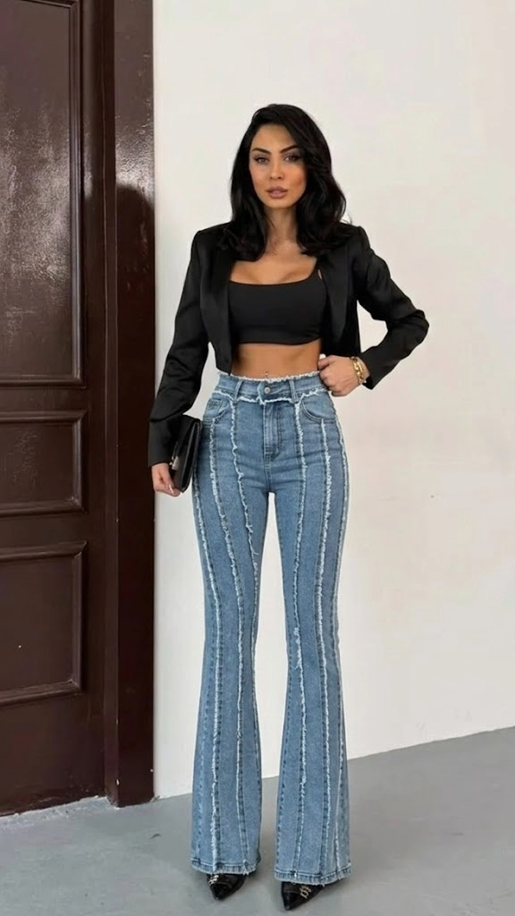 EMERY ROSE Farmerke Bootcut
