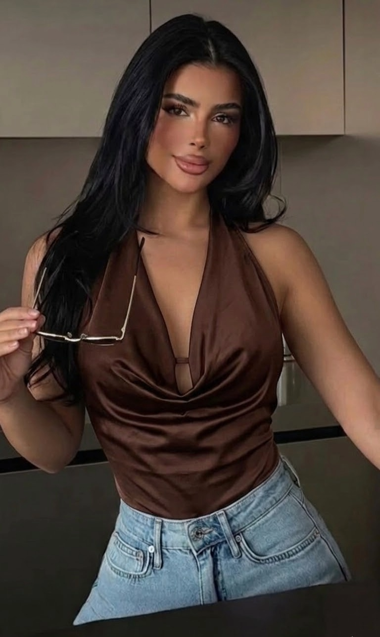 Firerie Ženska Jednobojna Color Halter Neck Backless Camisole, Ležerna Svakodnevna Odjeća
